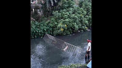 Bhubaneswar civic body introduces trash rack barrier system to check drain clogging and accidents