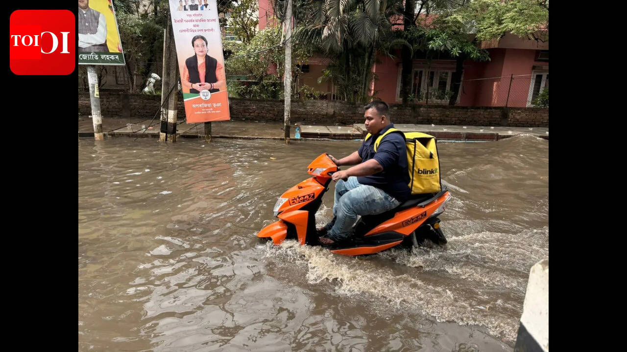 Guwahati faces waterlogging & traffic disruptions after heavy rain