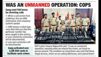 SIM box racket in Gurgaon routes calls through Indian numbers to mask its overseas operations