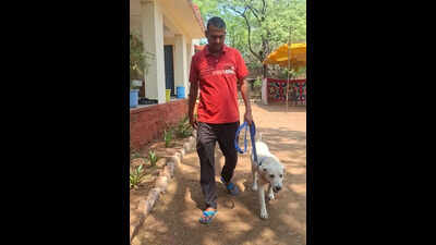 Tracker canine ‘Boss’ turns heads at All India Police Duty Meet in Nagpur