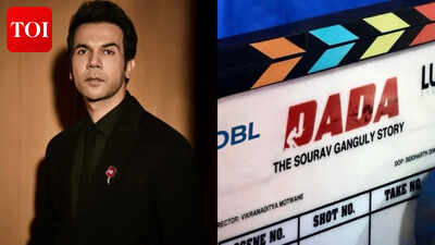  Rajkummar Rao begins Sourav Ganguly biopic shoot, shares BTS pics from the sets