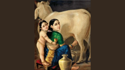 Ravi Varma’s ‘Yashoda & Krishna’ fetches record-shattering Rs 167 crore