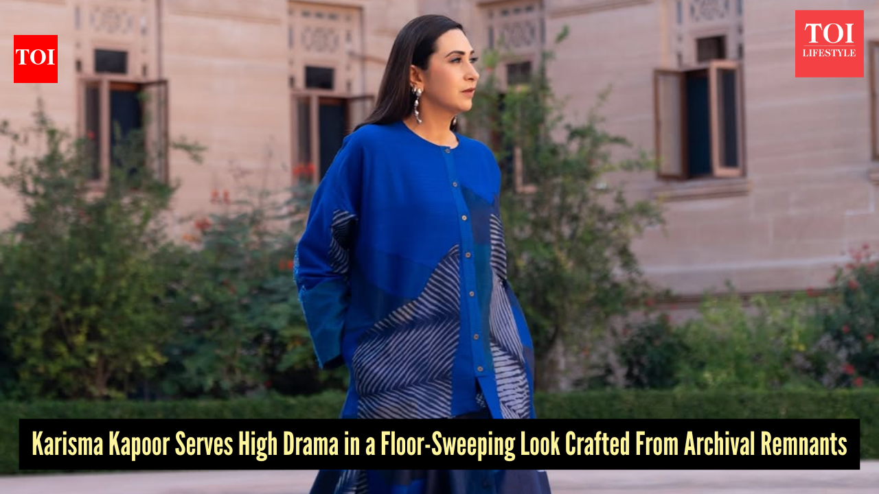 Karisma Kapoor’s archival scrap ensemble is proof that sustainable fashion can be red-carpet worthy