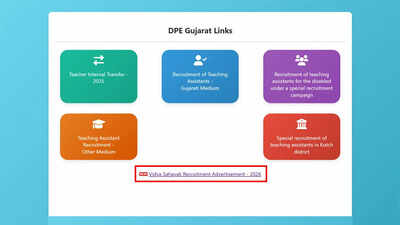  Notification for 11,000 Gujarati medium teaching posts for primary schools released