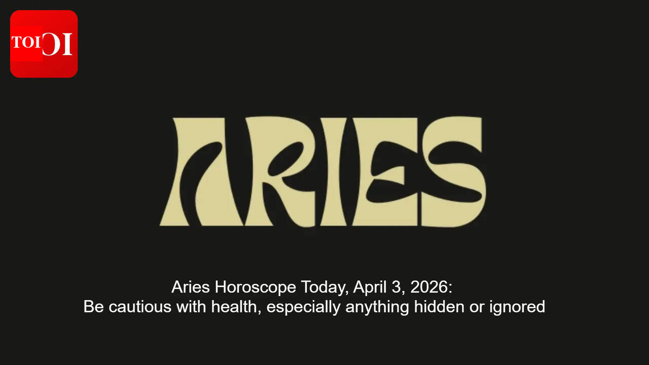 Aries Horoscope Today, April 3, 2026: Be cautious with health, especially anything hidden or ignored