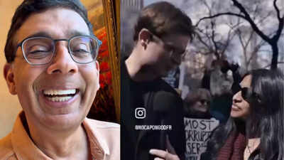 ‘I have a problem with certain Indians’: Dinesh D’Souza reacts to ‘gays of Hormuz’ comment in viral No Kings protest video