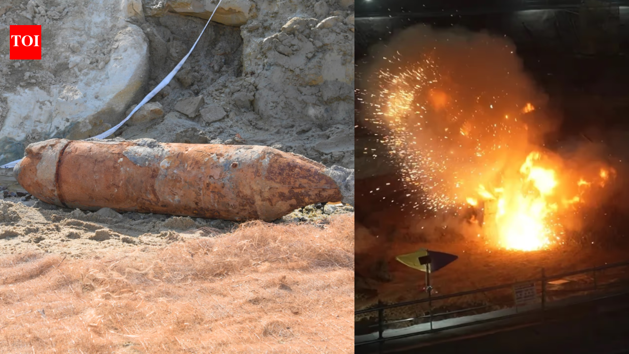 シンガポール、飛行を中断することなく空港近くで250kgの巨大な第二次世界大戦爆弾を爆発させる