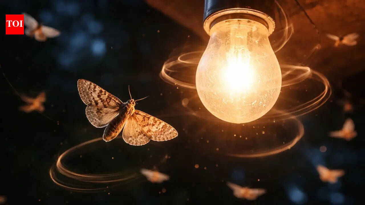 Why moths can’t stop flying into lights: What science finally found