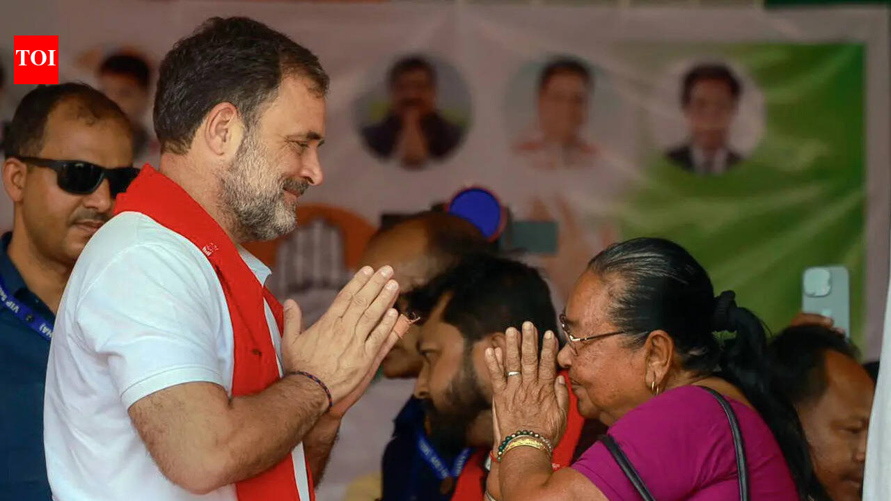 Cong pledges ST tag to 6 groups, Rahul unveils 100-day action plan