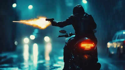 Masked men fire shots, rob gas agency employee of Rs 3.5L