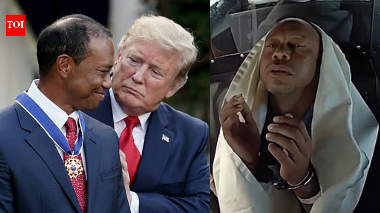 Tiger Woods makes surprising Donald Trump claim after crash as bodycam footage and DUI arrest details come to light