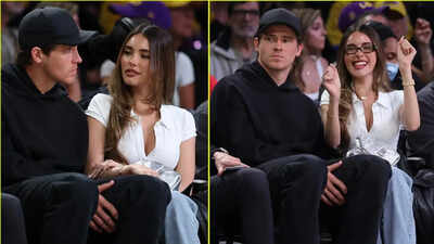 Madison Beer and Justin Herbert heat up courtside scene with stylish appearance at Los Angeles Lakers game