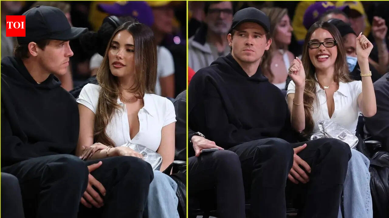 Madison Beer and Justin Herbert heat up courtside scene with stylish appearance at Los Angeles Lakers game