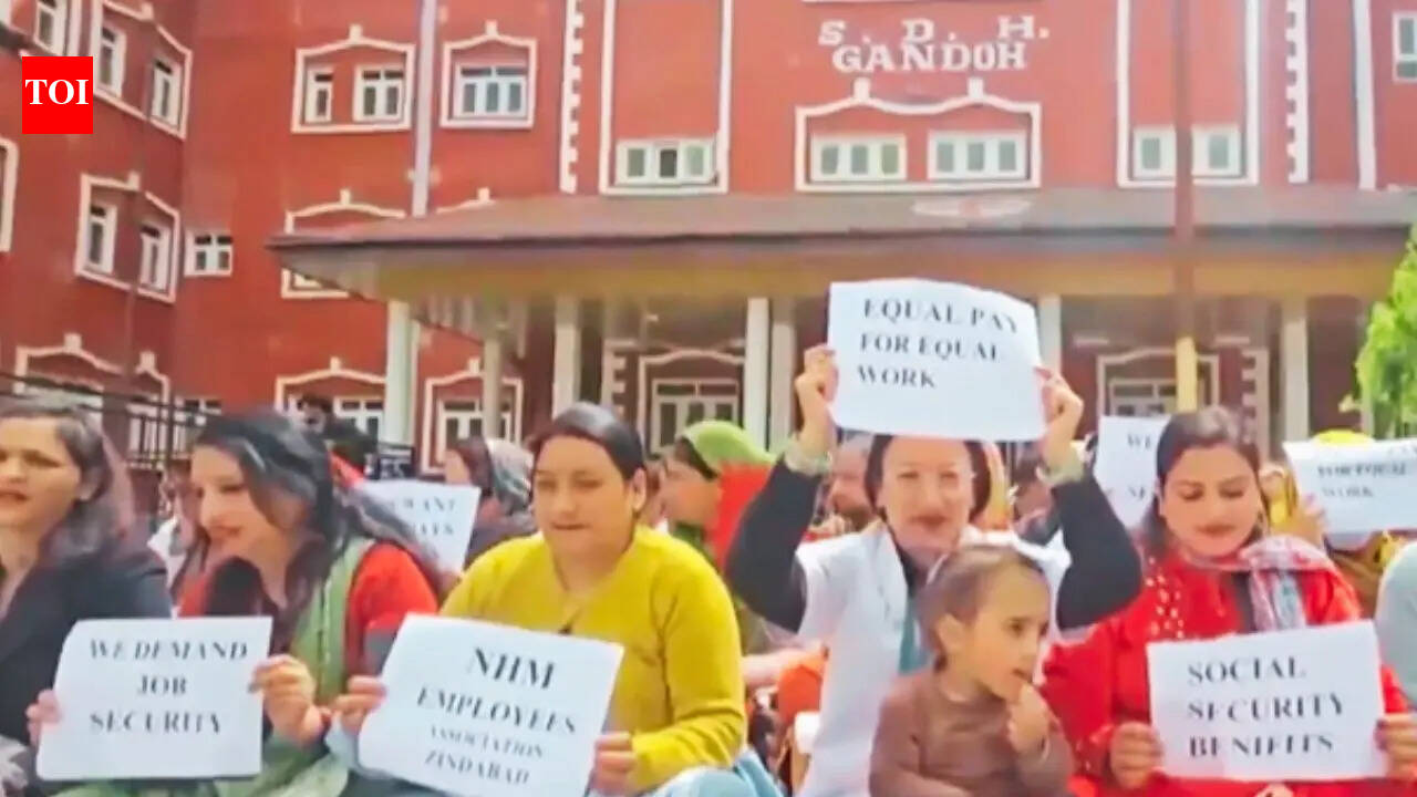 'Equal pay for equal work': National Health Mission medical staff in J&amp;K’s Bhalessa begin 72-hour strike over salary cuts