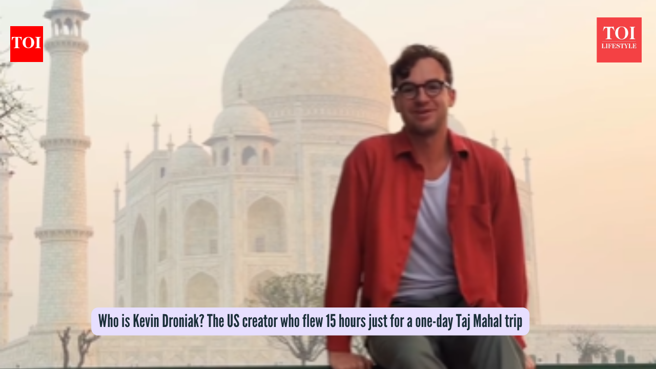 Who is Kevin Droniak? The US creator who flew 15 hours just for a one-day Taj Mahal trip
