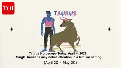 Taurus Horoscope Today, April 4, 2026: Single Taureans may notice attention in a familiar setting