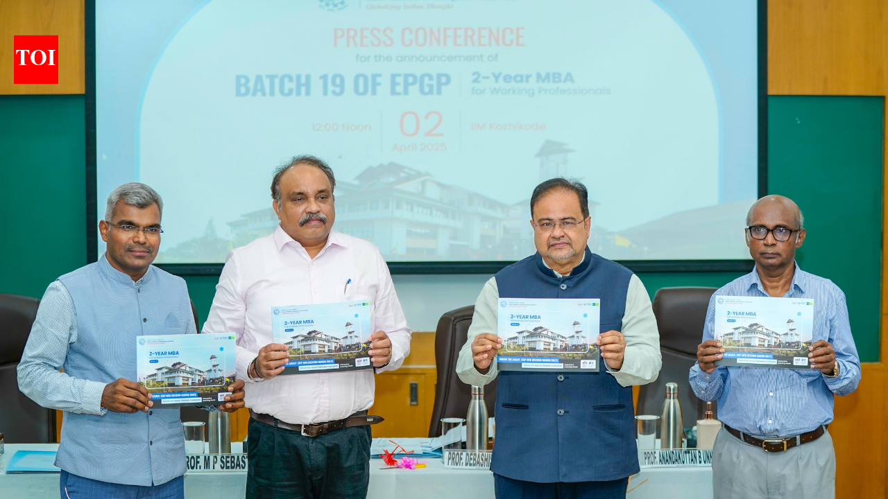 IIM Kozhikode opens admissions for 19th Executive MBA batch; working professionals invited to apply