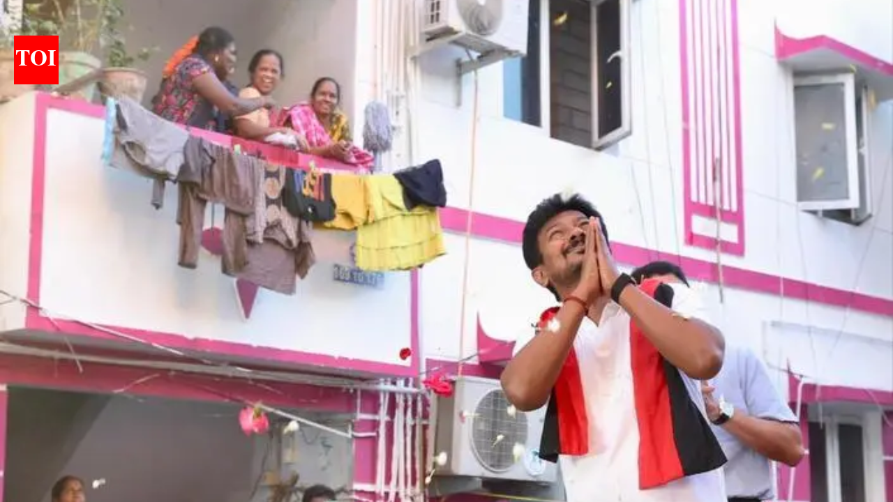 Tamil Nadu polls: Deputy CM Udhayanidhi Stalin files nomination, begins campaign in Chepauk-Triplicane | Chennai News - The Times of India