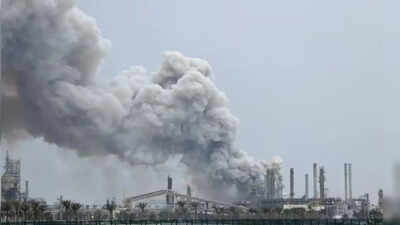 WATCH: Kuwait oil refinery catches fire after renewed Iranian drone attack, operations under threat