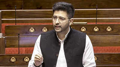 Raghav Chadha: Raghav Chadha says 'silenced, not defeated' in 1st reaction  after AAP's Rajya Sabha move | Delhi News - The Times of India