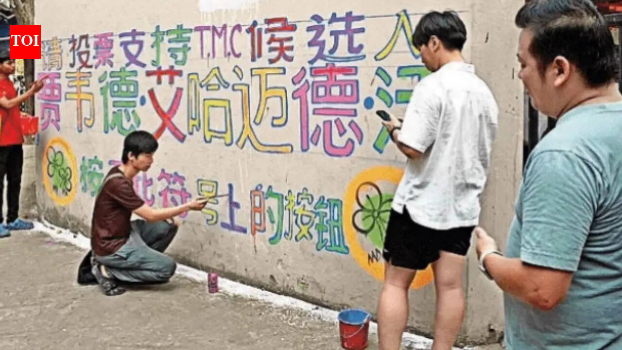 Mandarin graffiti anchor Tangra’s familiar poll ritual