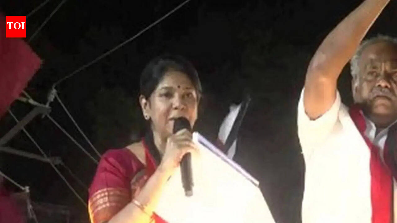 'People not ready to vote for you': Kanimozhi targets NDA during campaign in Tamil Nadu's Madurai