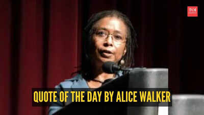 Quote of the day by Alice Walker: “The most common way people give up their power is by thinking…”