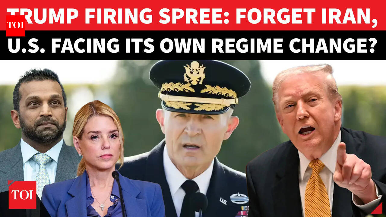 Internal Shake‑Up In U.S. Leadership Grows As Trump Fires Top Officials Amid Iran War | Watch