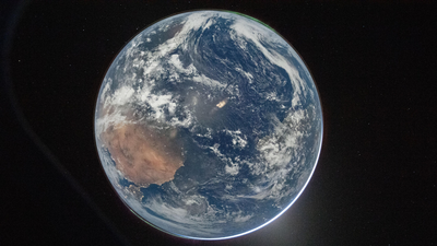 'You guys look great': Artemis II shares image of Earth from space
