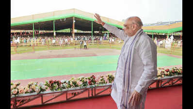 Tribal welfare promises: Amit Shah pledges dairy support for tribal families; Critics highlight past Congress neglect