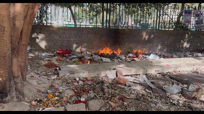 FIR against guest house caretaker for burning garbage, damaging tree