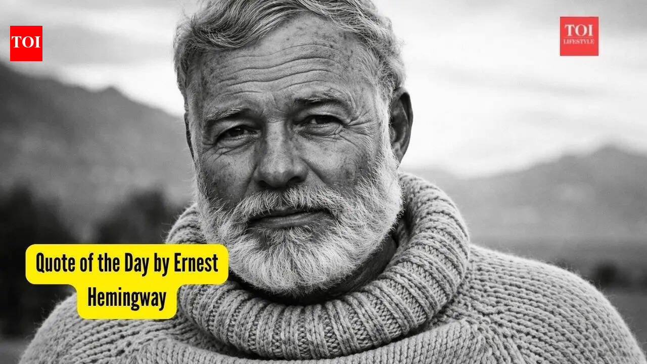 Quote of the Day by Ernest Hemingway, 