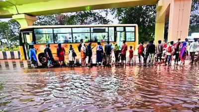 Heavy rains in Pune halt PMPML operations as 100 buses break down