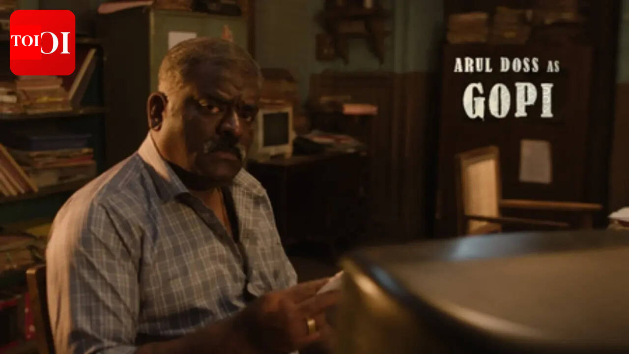 Arul Doss's character in Arjun Das-starrer 'Con City' revealed