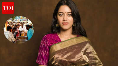 Mirnalini Ravi serves food to 1,000 people in Tiruvannamalai, 'Romeo' actress shares emotional reason behind charity
