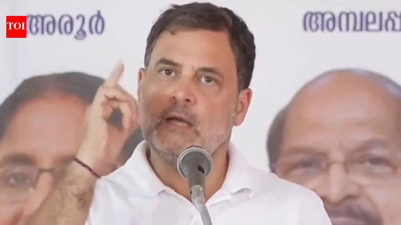 'Nothing left in Left': Rahul Gandhi alleges ‘BJP-RSS-LDF Nexus’ during Kerala poll rally