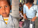 Teacher questions student over torn uniform, his emotional reply leaves internet moist-eyed