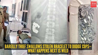 Bareilly thief swallows stolen bracelet during arrest; cops recover it after a bizarre 2-day operation