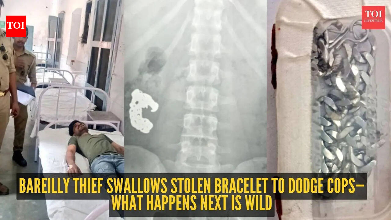 Bareilly thief swallows stolen bracelet during arrest; cops recover it after a bizarre 2-day operation