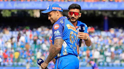 Why did Suryakumar Yadav replace Hardik Pandya as Mumbai Indians captain vs Delhi Capitals?