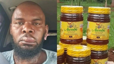 Kenyan man sells honey with his swollen face on the label and it turns out to be a marketing masterstroke