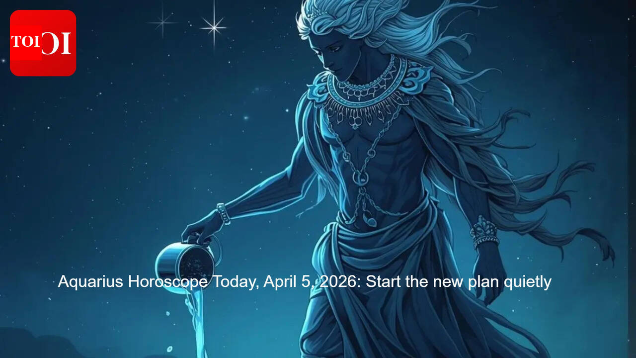 Aquarius Horoscope Today, April 5, 2026:  Start the new plan quietly