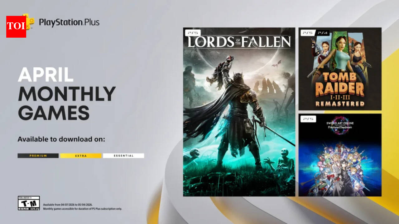 PlayStation Plus April 2026: Lords of the Fallen, Tomb Raider I-III Remastered, and Sword Art Online Fractured Daydream are free this month