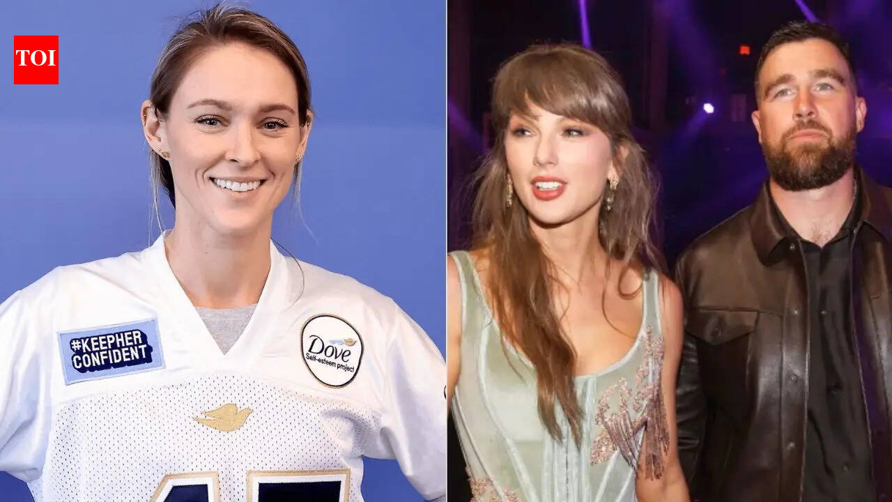 Kylie Kelce caught in controversy after dismissing Travis Kelce and Taylor Swift wedding talk fans are eagerly following
