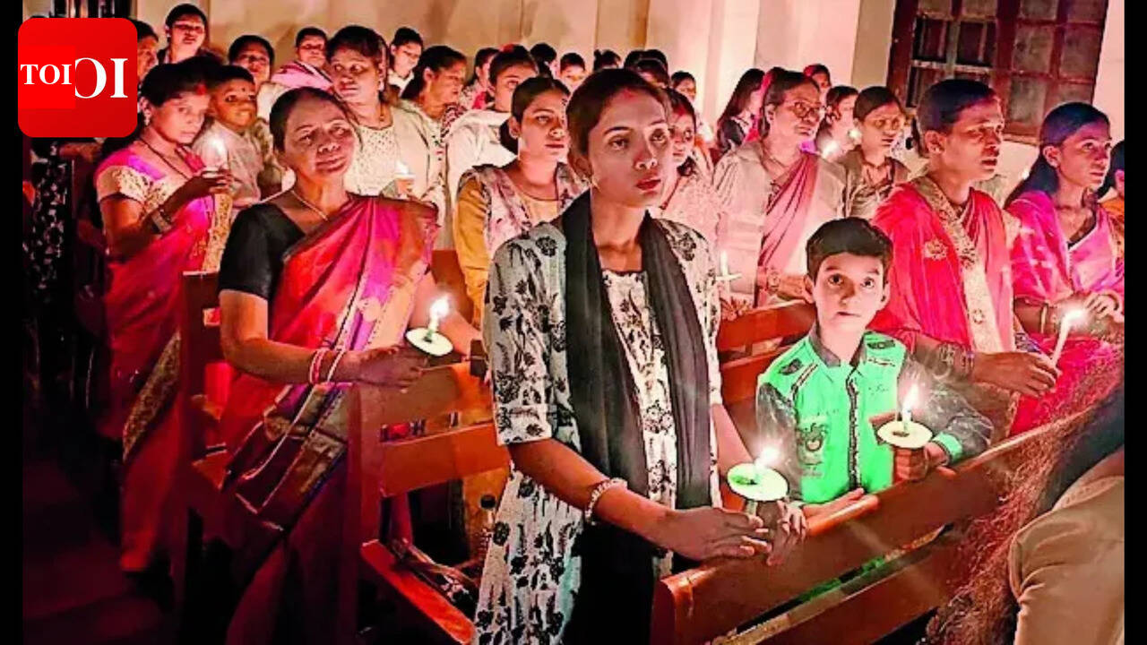 Christians celebrate Easter Vigil with prayers and hymns in Patna churches