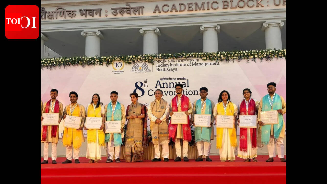 8th convocation: IIM Bodh Gaya awards degrees to 579 students