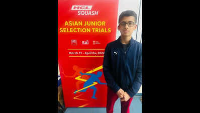 Rajasthan Squash Academy’s Divyanshi Jain, Dhairya Gogia selected in Indian team for Asian Junior Squash Championship