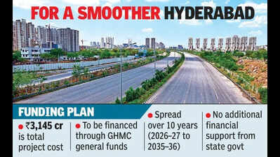 Over 1,000 km of roads in Hyderabad to be upgraded at a cost of Rs 3,145 crore