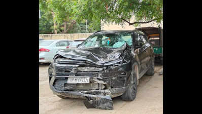 SUV on wrong side crashes into scooter, 2 die in Gurgaon