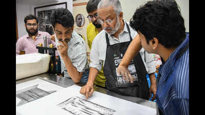 In the slow burn of ink and metal, NGMA’s new studio comes alive with etched stories